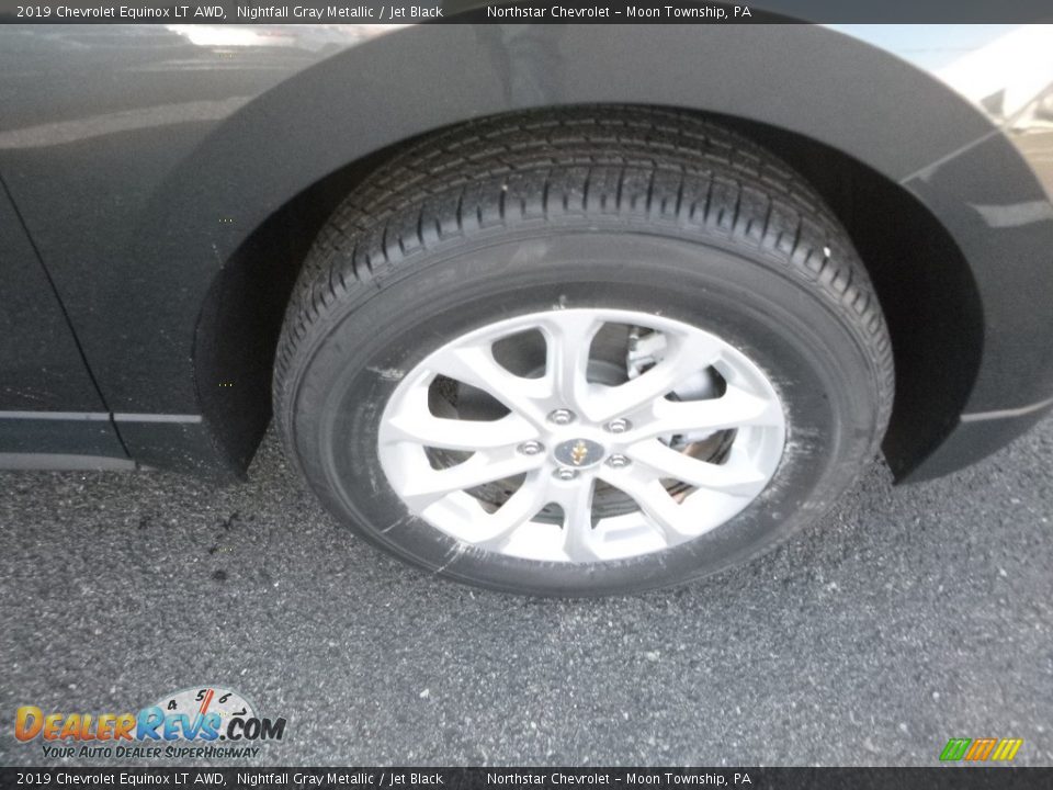 2019 Chevrolet Equinox LT AWD Nightfall Gray Metallic / Jet Black Photo #8