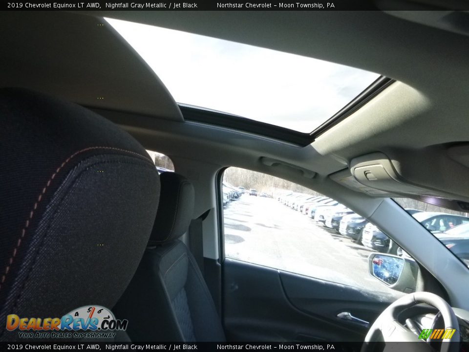 2019 Chevrolet Equinox LT AWD Nightfall Gray Metallic / Jet Black Photo #11