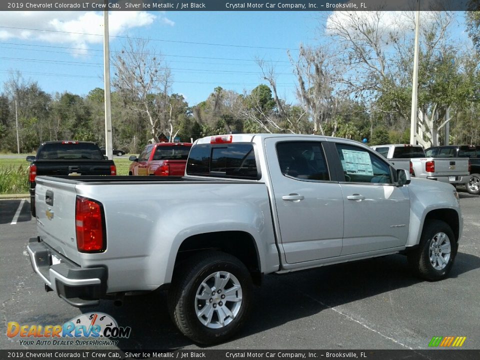 2019 Chevrolet Colorado LT Crew Cab Silver Ice Metallic / Jet Black Photo #5