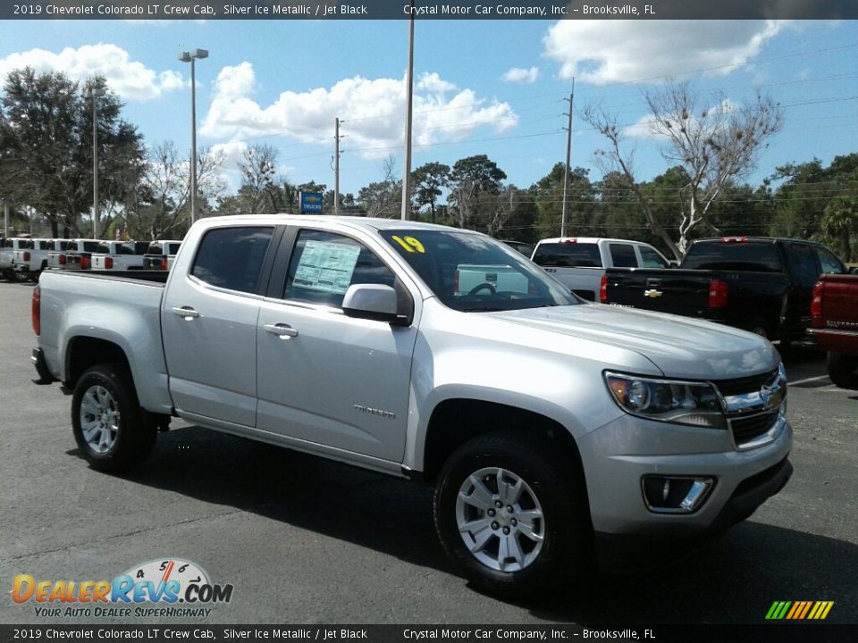 2019 Chevrolet Colorado LT Crew Cab Silver Ice Metallic / Jet Black Photo #7