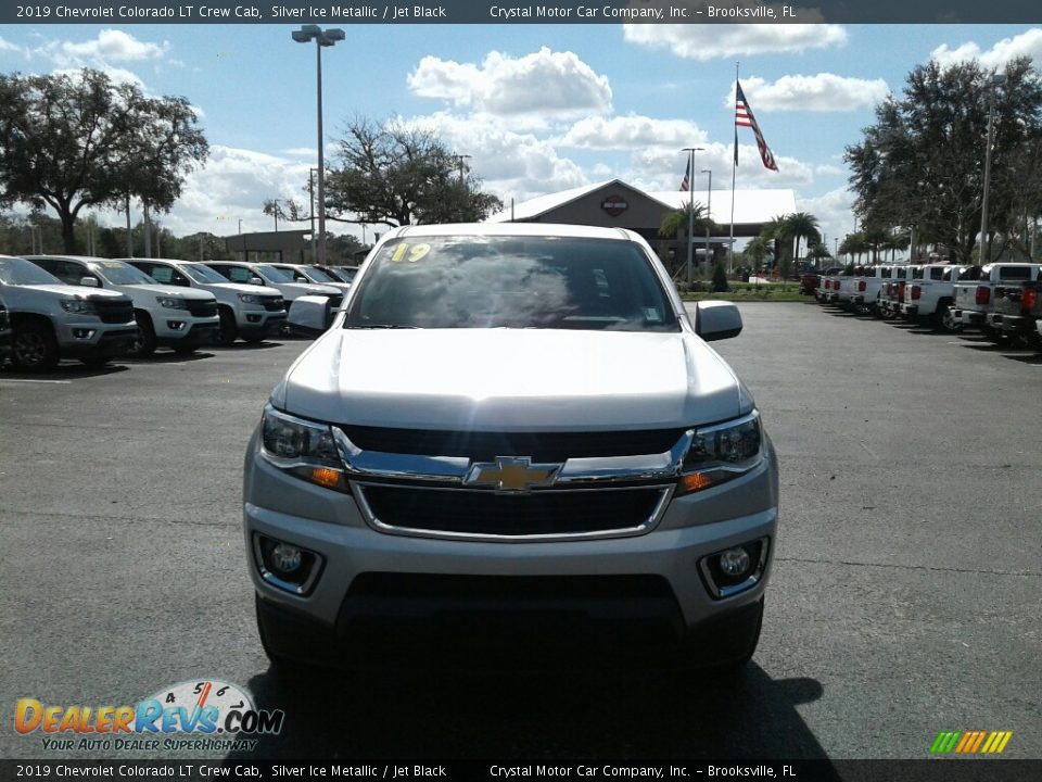 2019 Chevrolet Colorado LT Crew Cab Silver Ice Metallic / Jet Black Photo #8