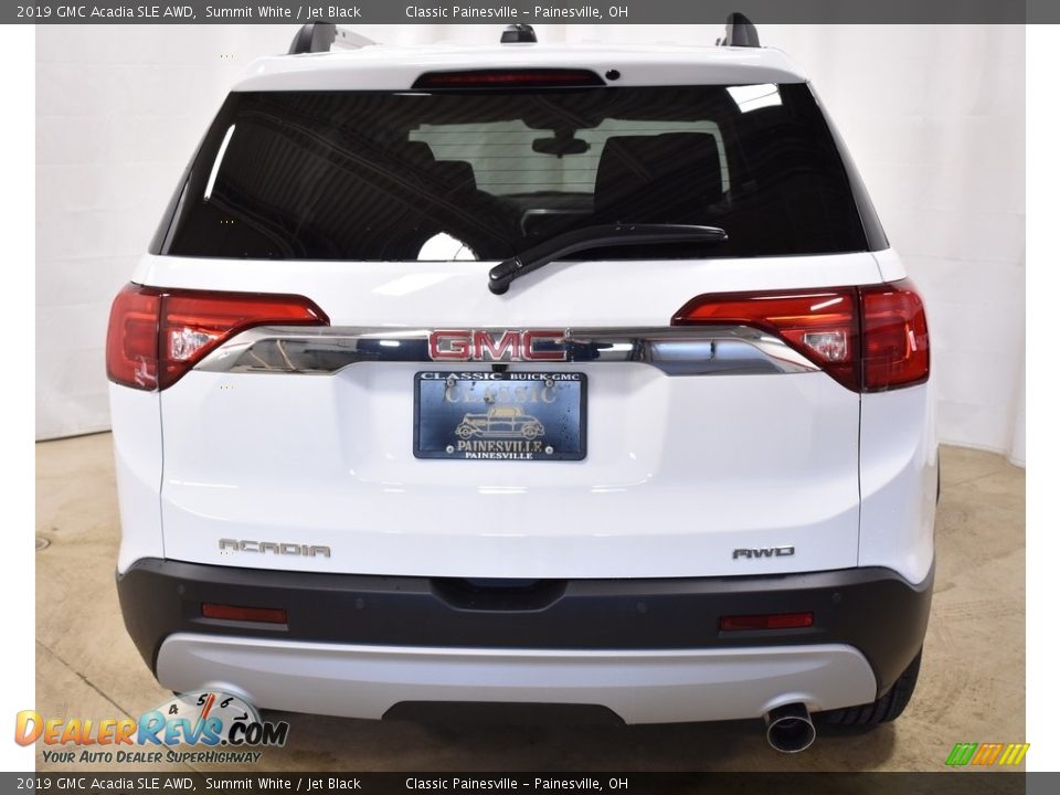 2019 GMC Acadia SLE AWD Summit White / Jet Black Photo #3