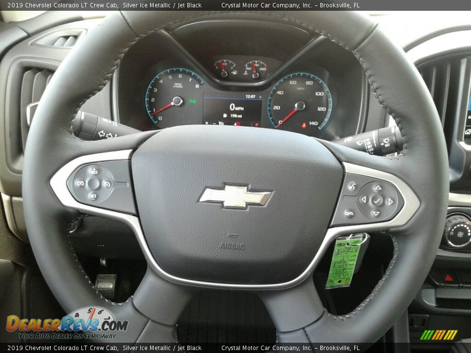 2019 Chevrolet Colorado LT Crew Cab Silver Ice Metallic / Jet Black Photo #14