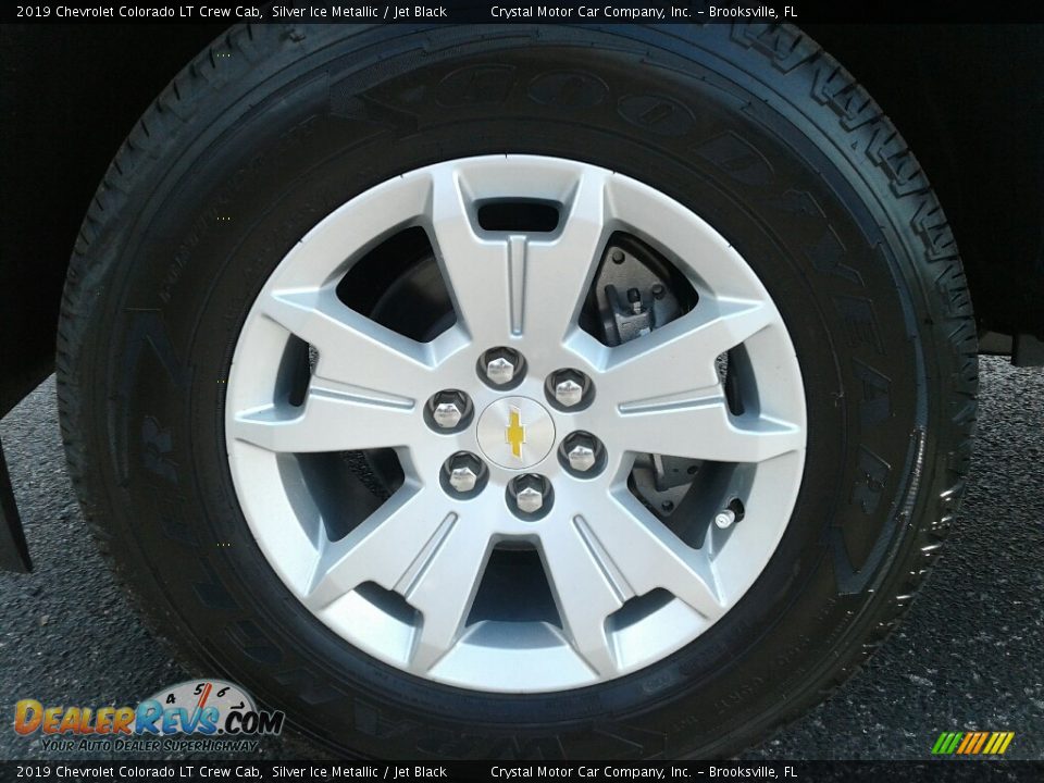 2019 Chevrolet Colorado LT Crew Cab Silver Ice Metallic / Jet Black Photo #20