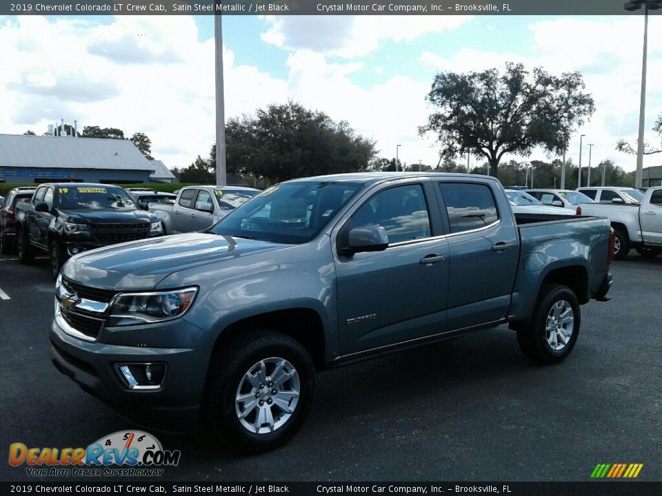 2019 Chevrolet Colorado LT Crew Cab Satin Steel Metallic / Jet Black Photo #1