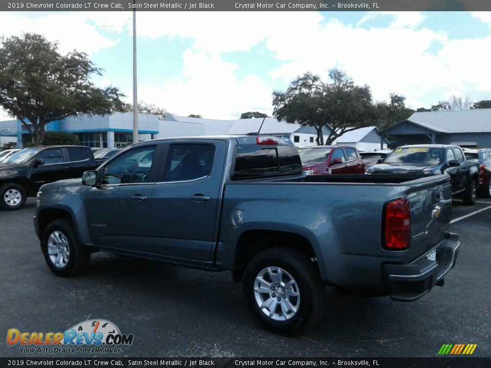 2019 Chevrolet Colorado LT Crew Cab Satin Steel Metallic / Jet Black Photo #3