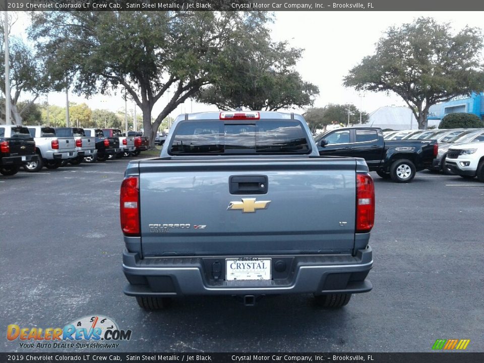 2019 Chevrolet Colorado LT Crew Cab Satin Steel Metallic / Jet Black Photo #4