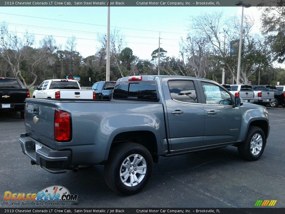 2019 Chevrolet Colorado LT Crew Cab Satin Steel Metallic / Jet Black Photo #5
