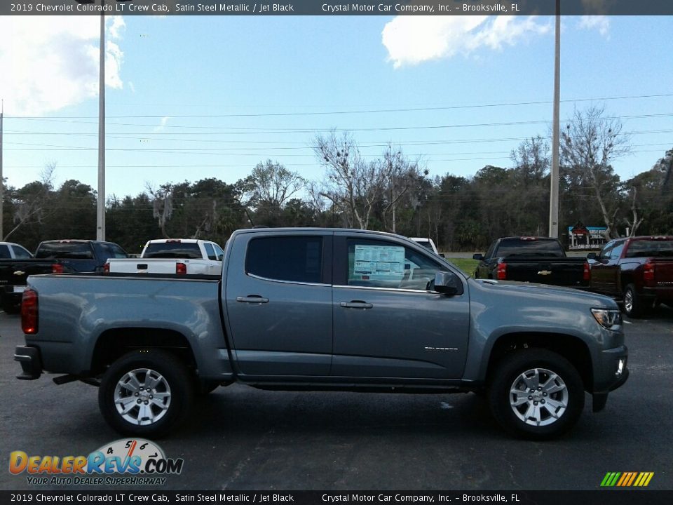 2019 Chevrolet Colorado LT Crew Cab Satin Steel Metallic / Jet Black Photo #6