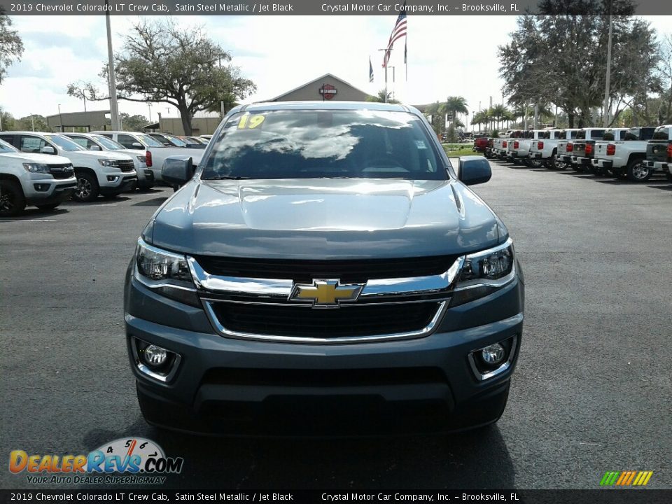 2019 Chevrolet Colorado LT Crew Cab Satin Steel Metallic / Jet Black Photo #8