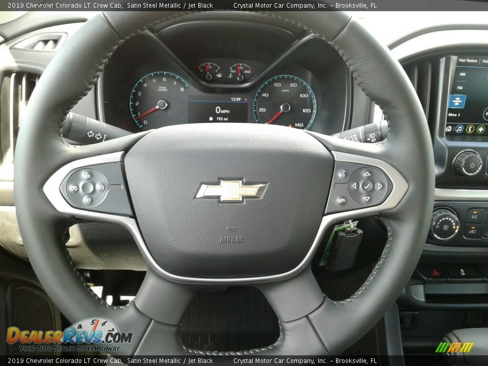 2019 Chevrolet Colorado LT Crew Cab Satin Steel Metallic / Jet Black Photo #14