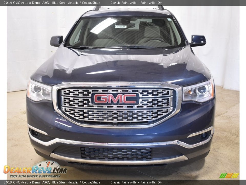 2019 GMC Acadia Denali AWD Blue Steel Metallic / Cocoa/Shale Photo #4