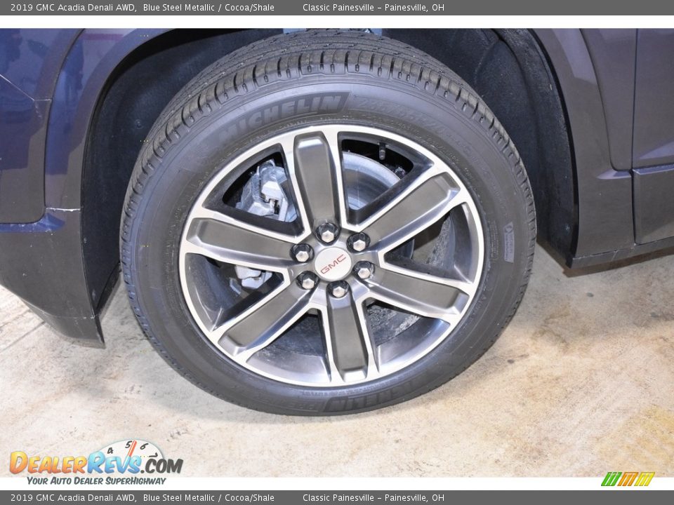 2019 GMC Acadia Denali AWD Blue Steel Metallic / Cocoa/Shale Photo #5