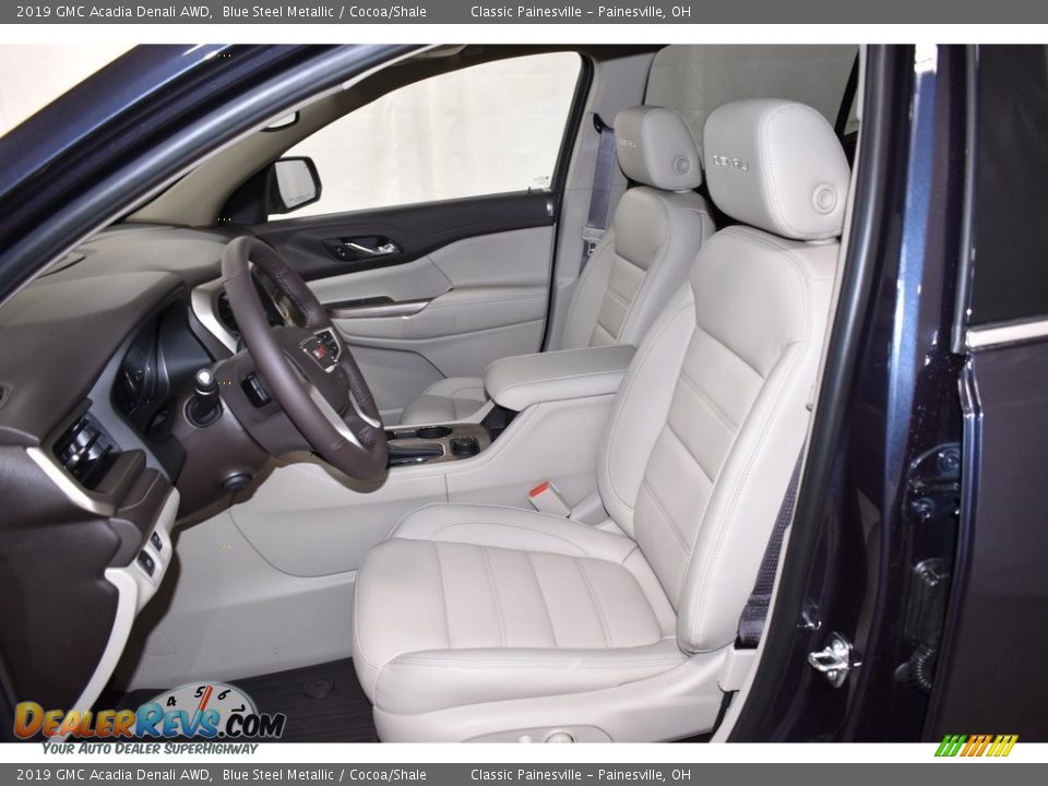 2019 GMC Acadia Denali AWD Blue Steel Metallic / Cocoa/Shale Photo #7