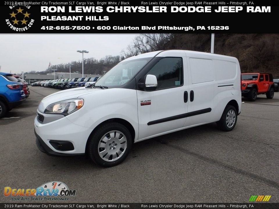 2019 Ram ProMaster City Tradesman SLT Cargo Van Bright White / Black Photo #1