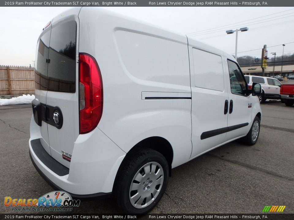 2019 Ram ProMaster City Tradesman SLT Cargo Van Bright White / Black Photo #6