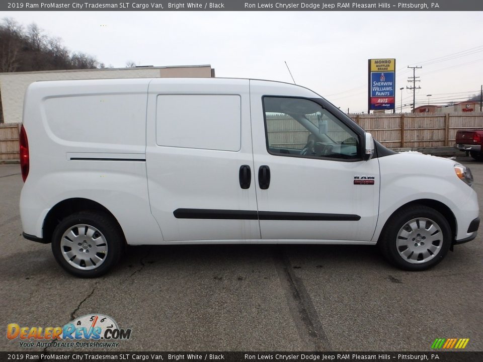 2019 Ram ProMaster City Tradesman SLT Cargo Van Bright White / Black Photo #7