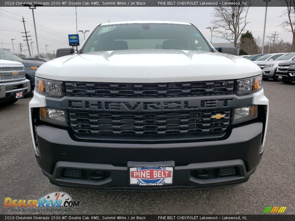 2019 Chevrolet Silverado 1500 WT Double Cab 4WD Summit White / Jet Black Photo #2