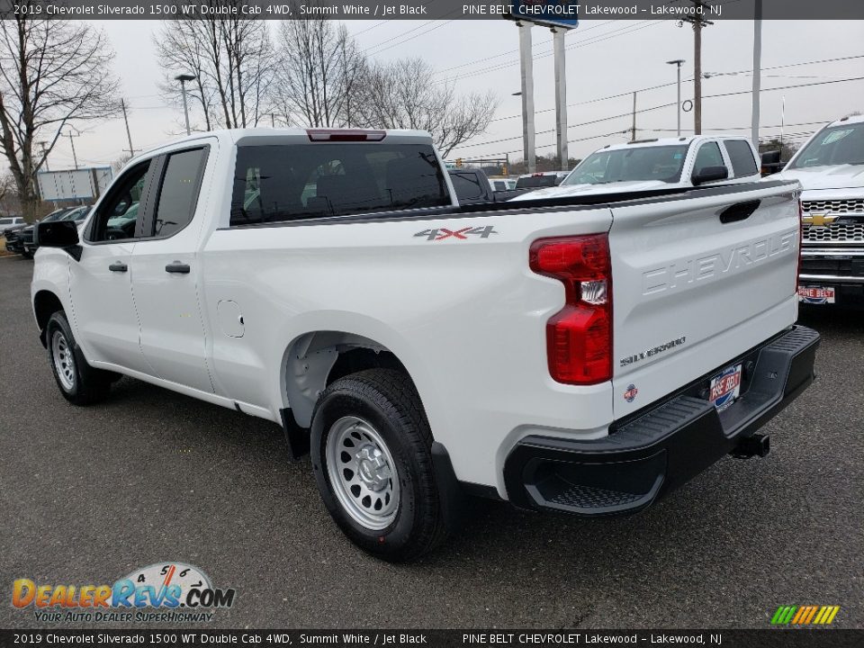 2019 Chevrolet Silverado 1500 WT Double Cab 4WD Summit White / Jet Black Photo #4