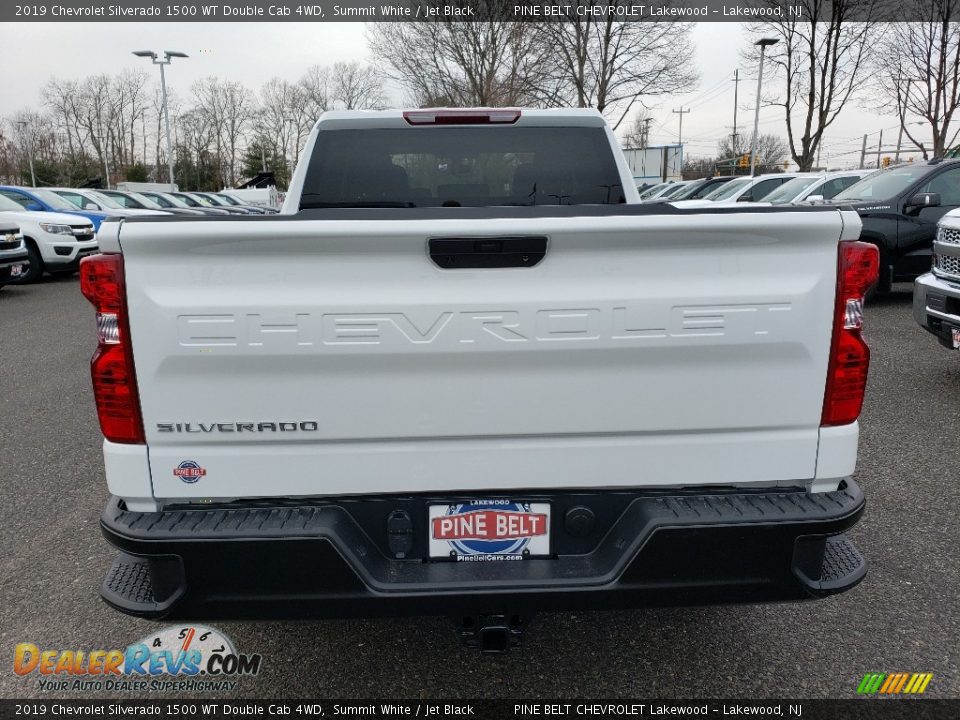 2019 Chevrolet Silverado 1500 WT Double Cab 4WD Summit White / Jet Black Photo #5