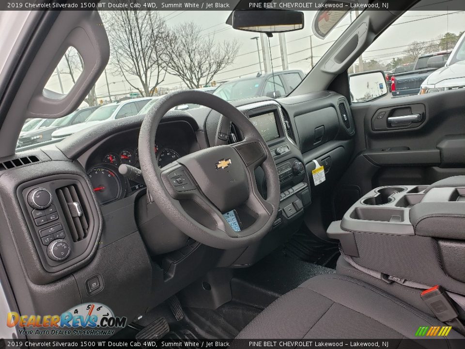 2019 Chevrolet Silverado 1500 WT Double Cab 4WD Summit White / Jet Black Photo #7