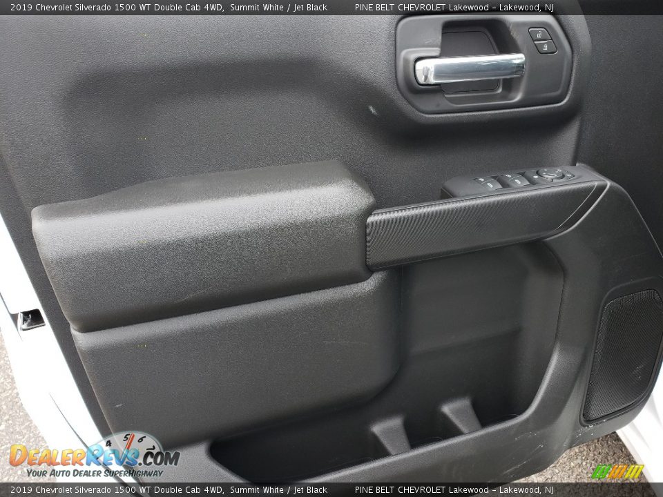 2019 Chevrolet Silverado 1500 WT Double Cab 4WD Summit White / Jet Black Photo #8