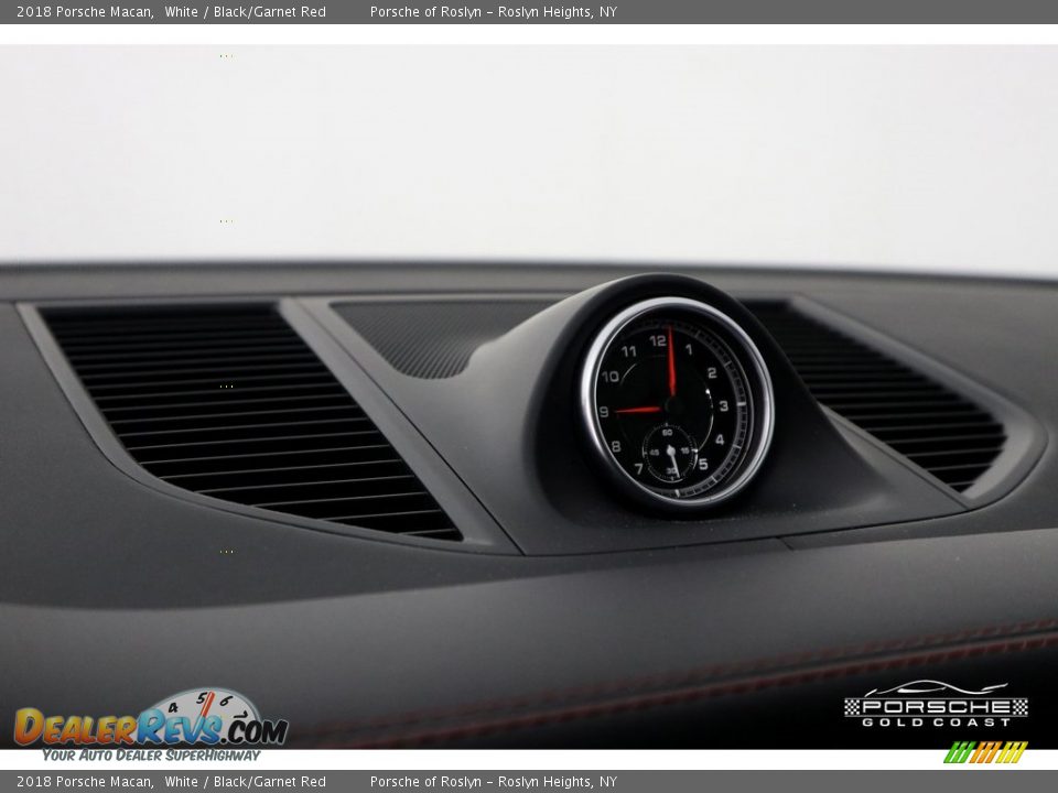 2018 Porsche Macan White / Black/Garnet Red Photo #21