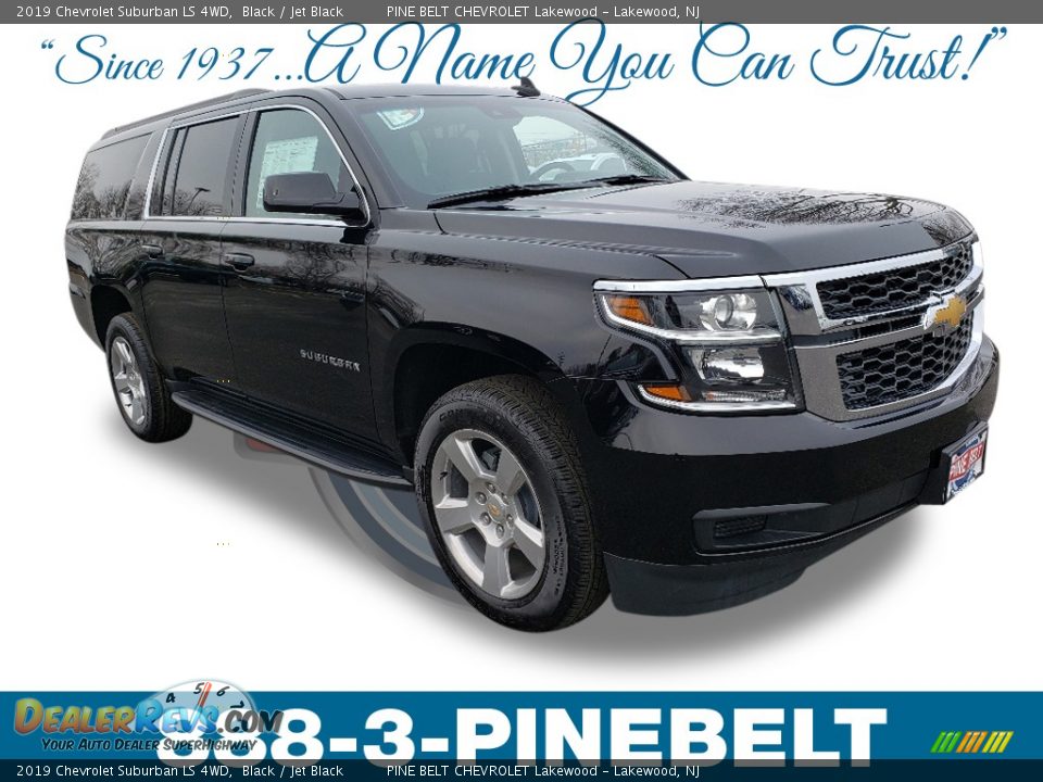2019 Chevrolet Suburban LS 4WD Black / Jet Black Photo #1