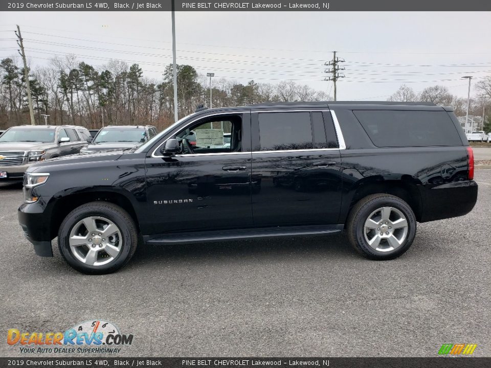 Black 2019 Chevrolet Suburban LS 4WD Photo #3
