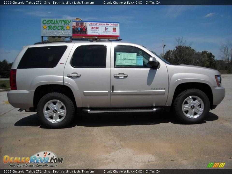 2009 Chevrolet Tahoe Z71 Silver Birch Metallic / Light Titanium Photo #5