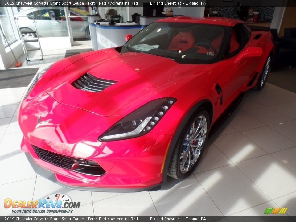 2019 Chevrolet Corvette Grand Sport Coupe Torch Red / Adrenaline Red Photo #1