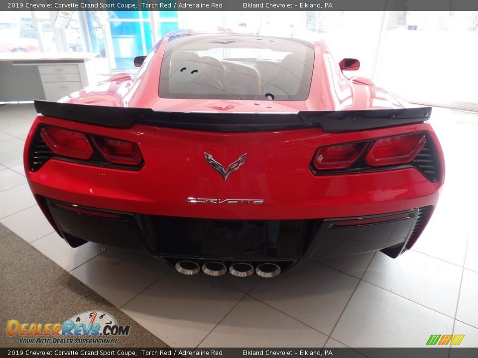 2019 Chevrolet Corvette Grand Sport Coupe Torch Red / Adrenaline Red Photo #3