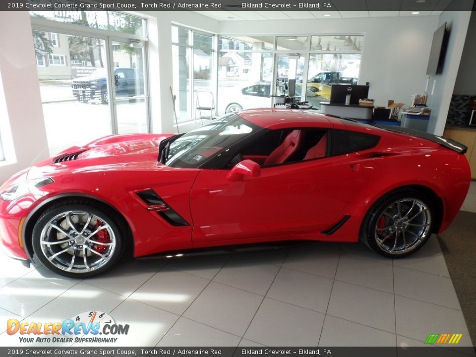 2019 Chevrolet Corvette Grand Sport Coupe Torch Red / Adrenaline Red Photo #5