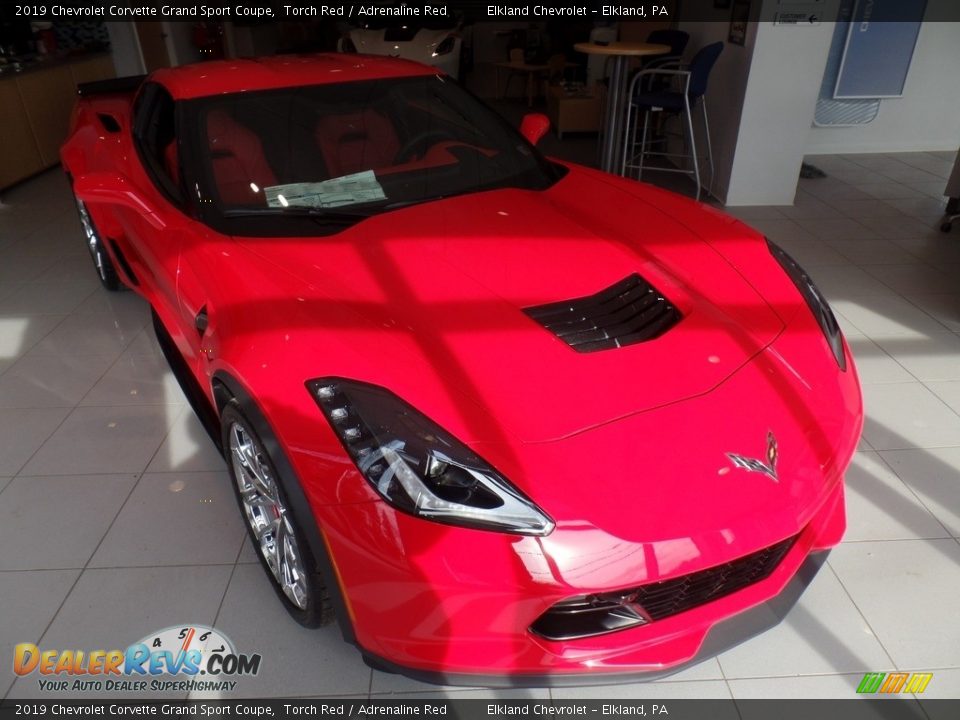 2019 Chevrolet Corvette Grand Sport Coupe Torch Red / Adrenaline Red Photo #7