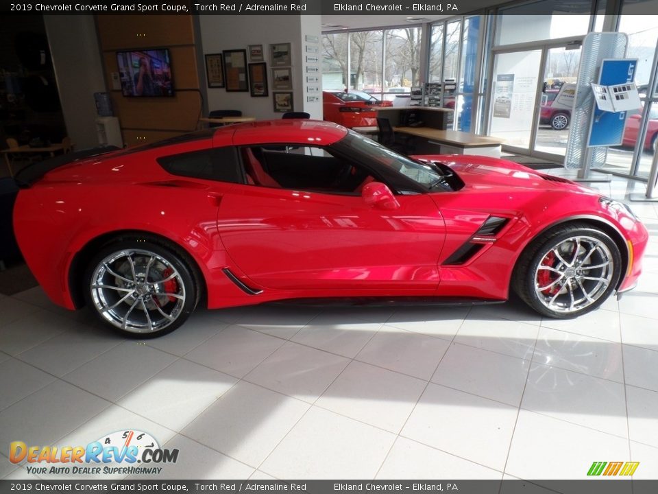 2019 Chevrolet Corvette Grand Sport Coupe Torch Red / Adrenaline Red Photo #8