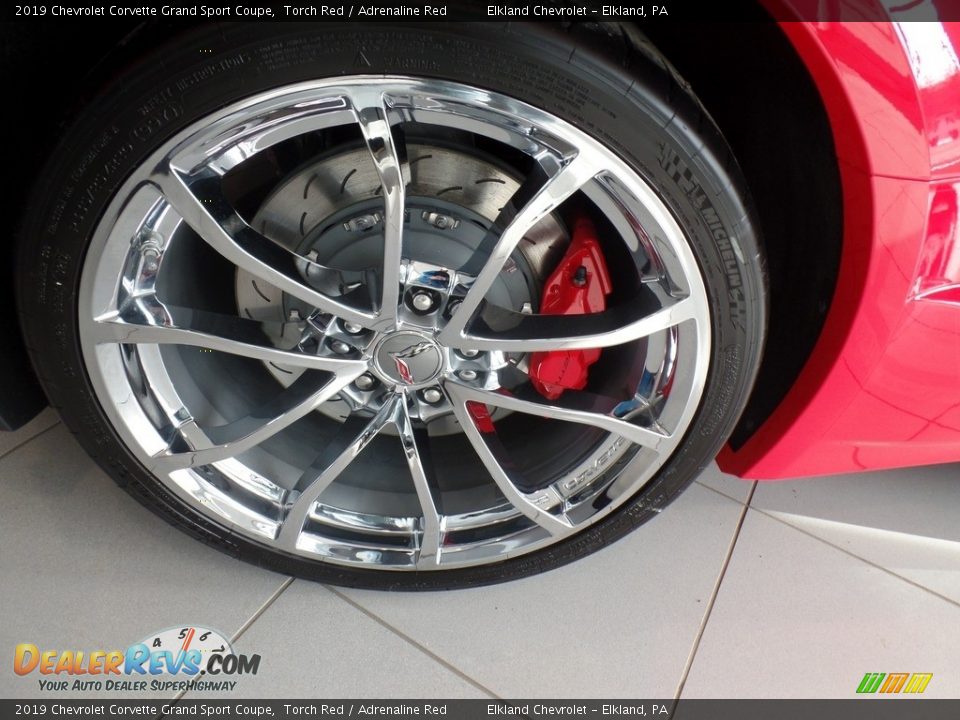 2019 Chevrolet Corvette Grand Sport Coupe Torch Red / Adrenaline Red Photo #9