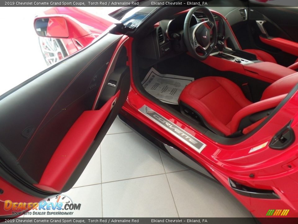 2019 Chevrolet Corvette Grand Sport Coupe Torch Red / Adrenaline Red Photo #11