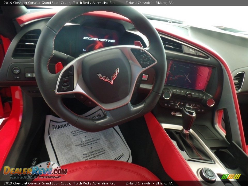 2019 Chevrolet Corvette Grand Sport Coupe Torch Red / Adrenaline Red Photo #15