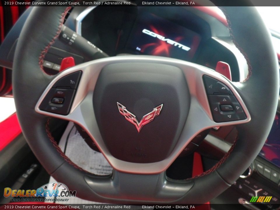 2019 Chevrolet Corvette Grand Sport Coupe Torch Red / Adrenaline Red Photo #16