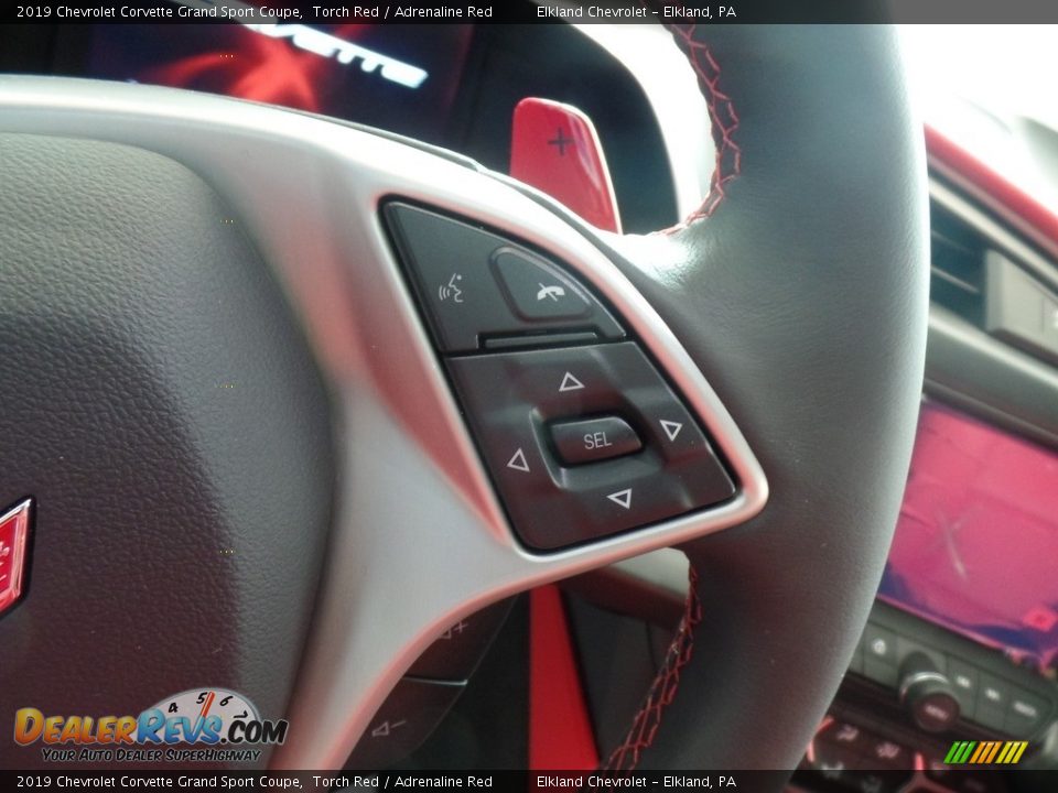 2019 Chevrolet Corvette Grand Sport Coupe Torch Red / Adrenaline Red Photo #17