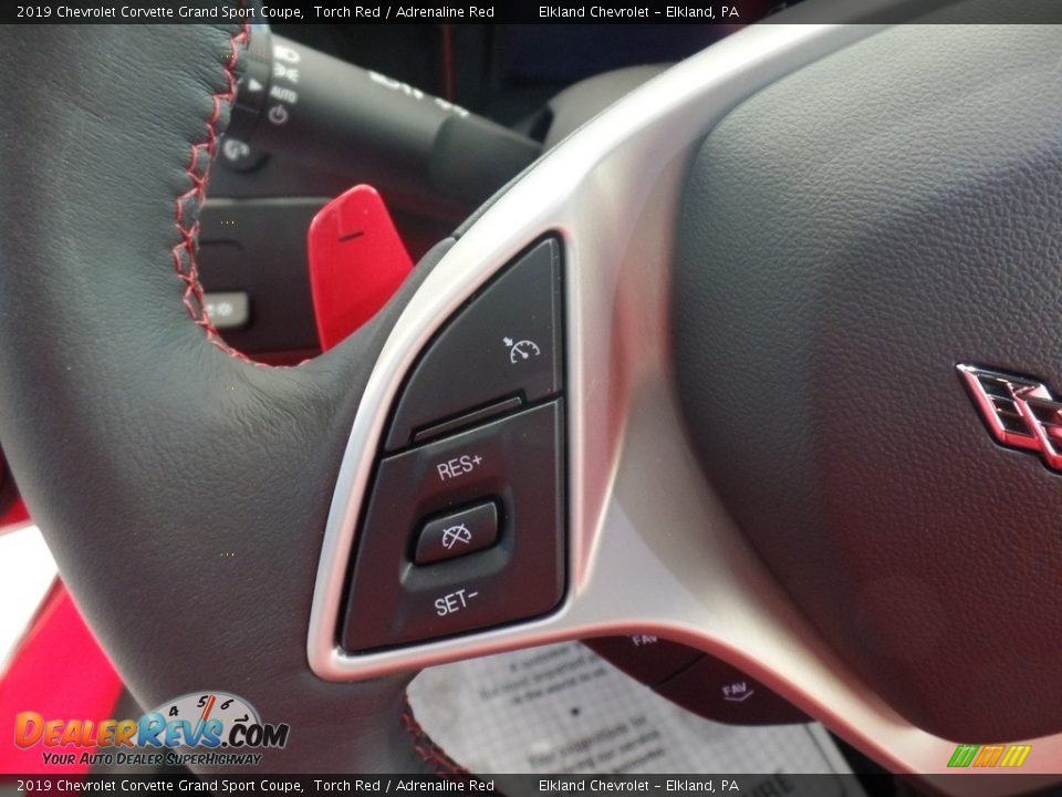 2019 Chevrolet Corvette Grand Sport Coupe Torch Red / Adrenaline Red Photo #18