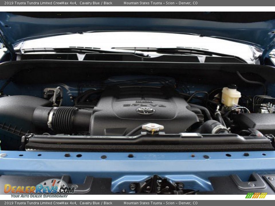 2019 Toyota Tundra Limited CrewMax 4x4 Cavalry Blue / Black Photo #32
