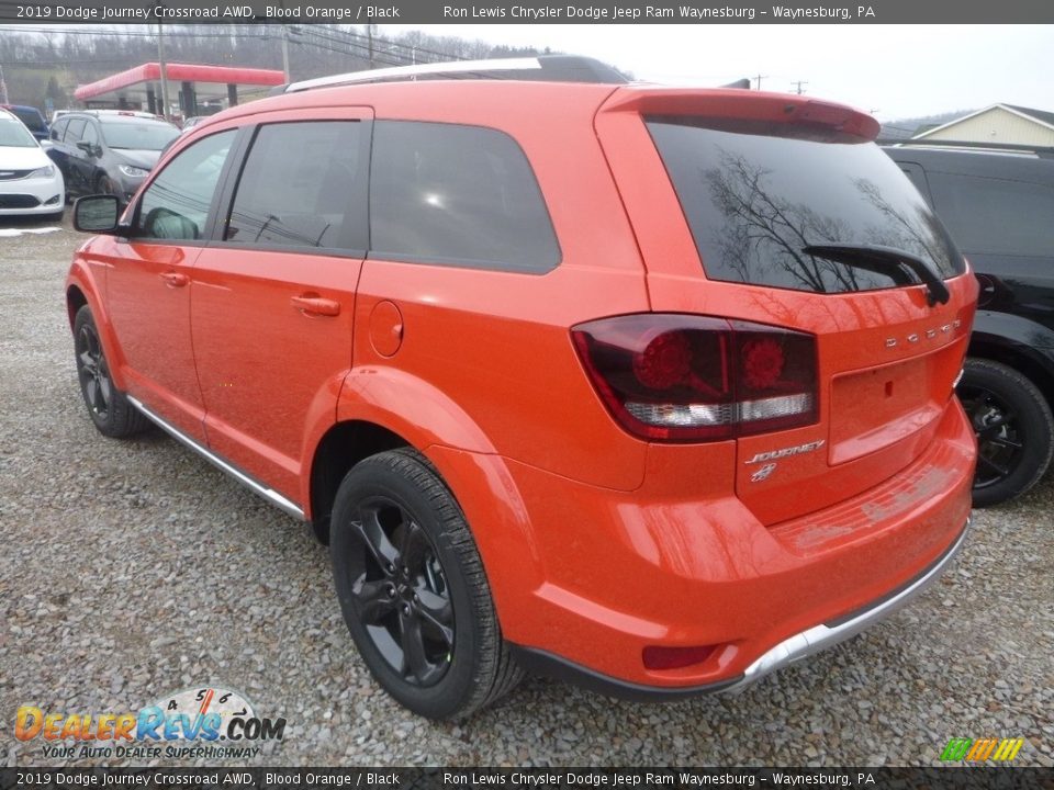 2019 Dodge Journey Crossroad AWD Blood Orange / Black Photo #3