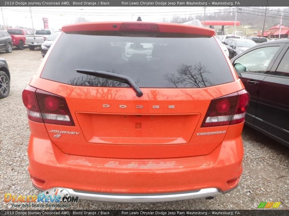 2019 Dodge Journey Crossroad AWD Blood Orange / Black Photo #4