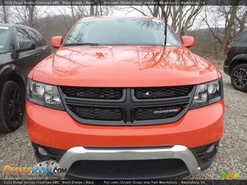 2019 Dodge Journey Crossroad AWD Blood Orange / Black Photo #7