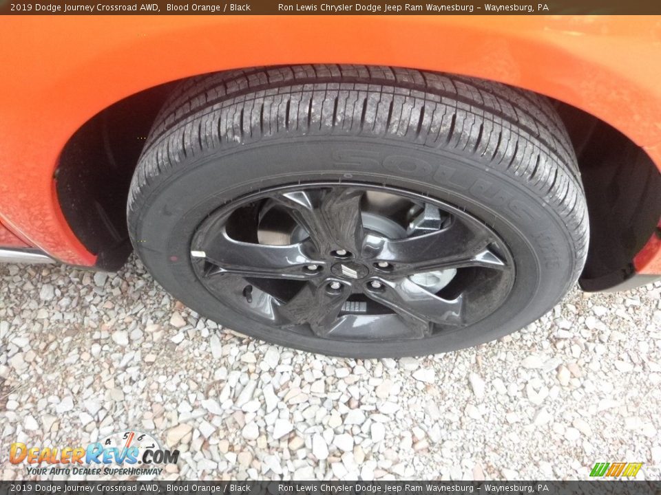 2019 Dodge Journey Crossroad AWD Blood Orange / Black Photo #8