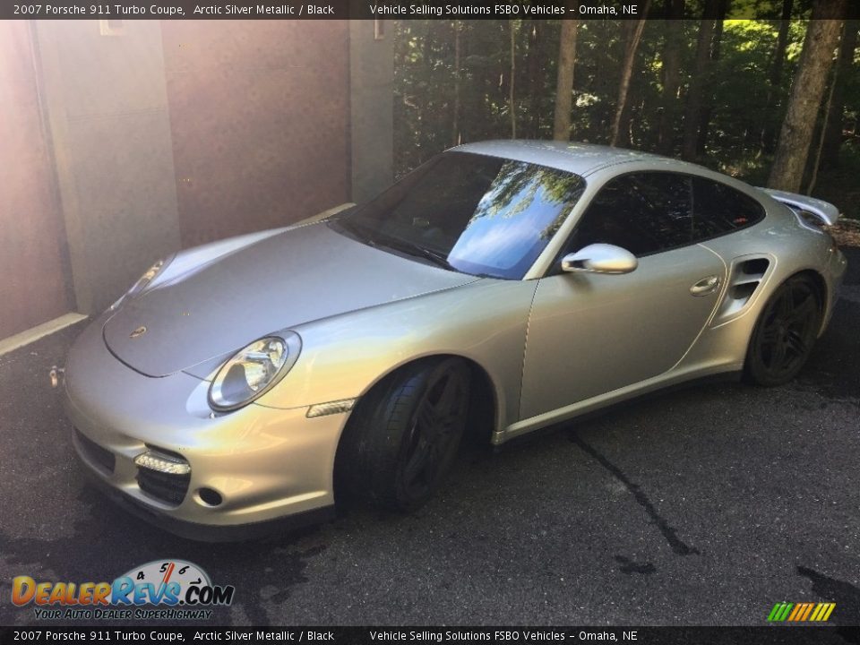 2007 Porsche 911 Turbo Coupe Arctic Silver Metallic / Black Photo #1