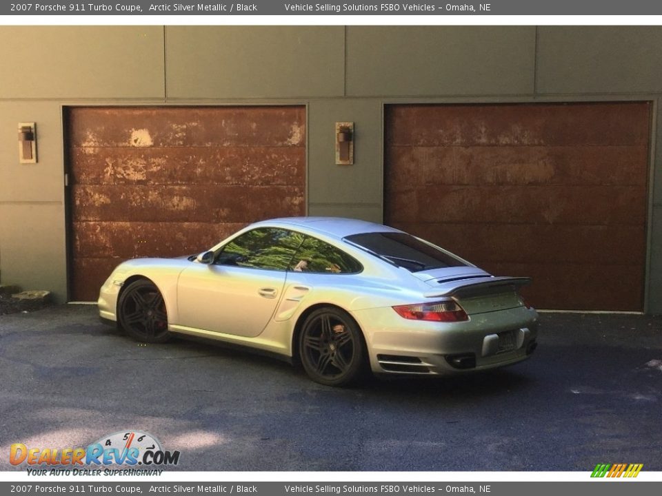 2007 Porsche 911 Turbo Coupe Arctic Silver Metallic / Black Photo #9