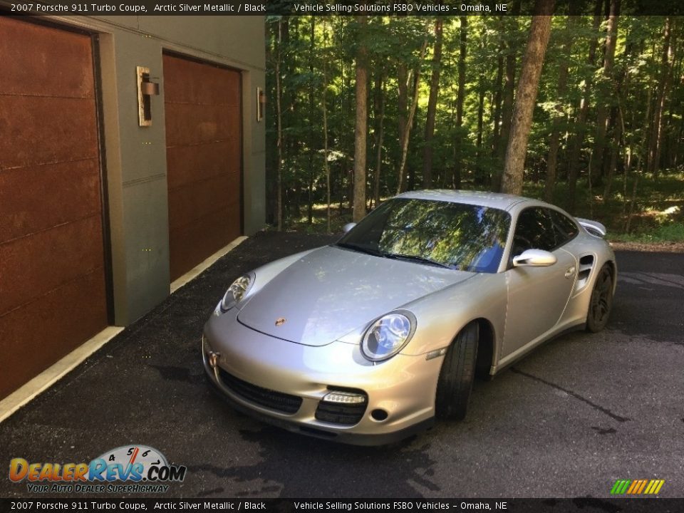 2007 Porsche 911 Turbo Coupe Arctic Silver Metallic / Black Photo #10