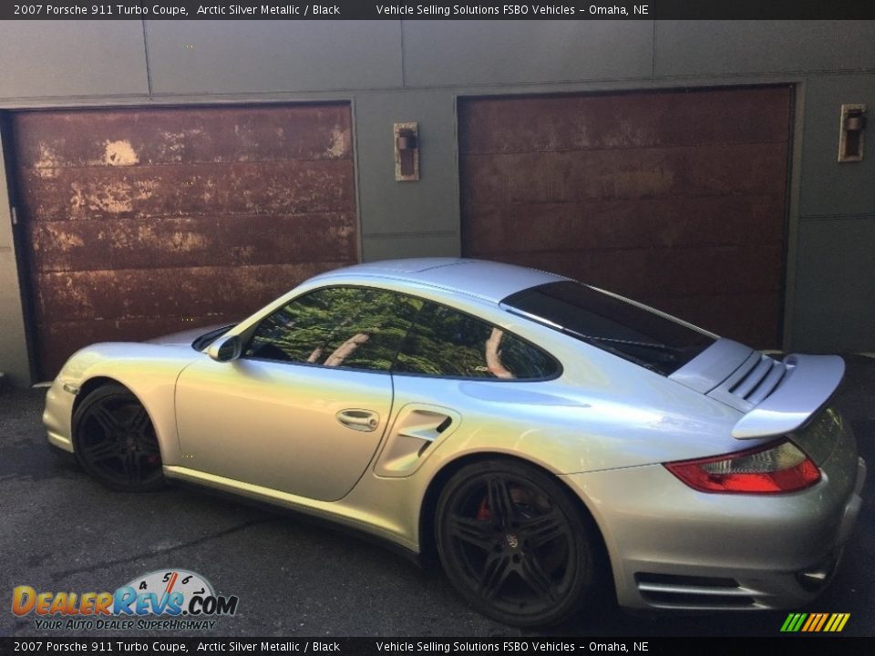 2007 Porsche 911 Turbo Coupe Arctic Silver Metallic / Black Photo #12